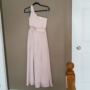 VW360215 Vera Wang One Shoulder Bridesmaid dress